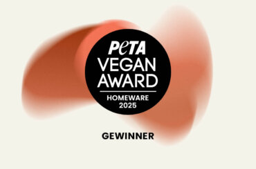 PETA VEGAN AWARD Logo für den Bereich Homewear