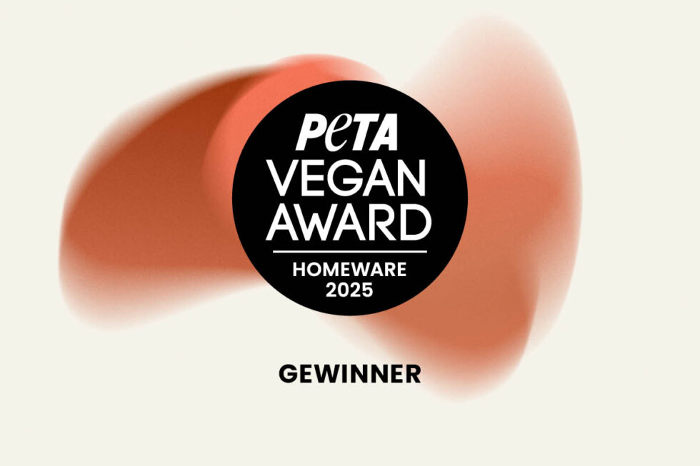 PETA VEGAN AWARD Logo für den Bereich Homewear
