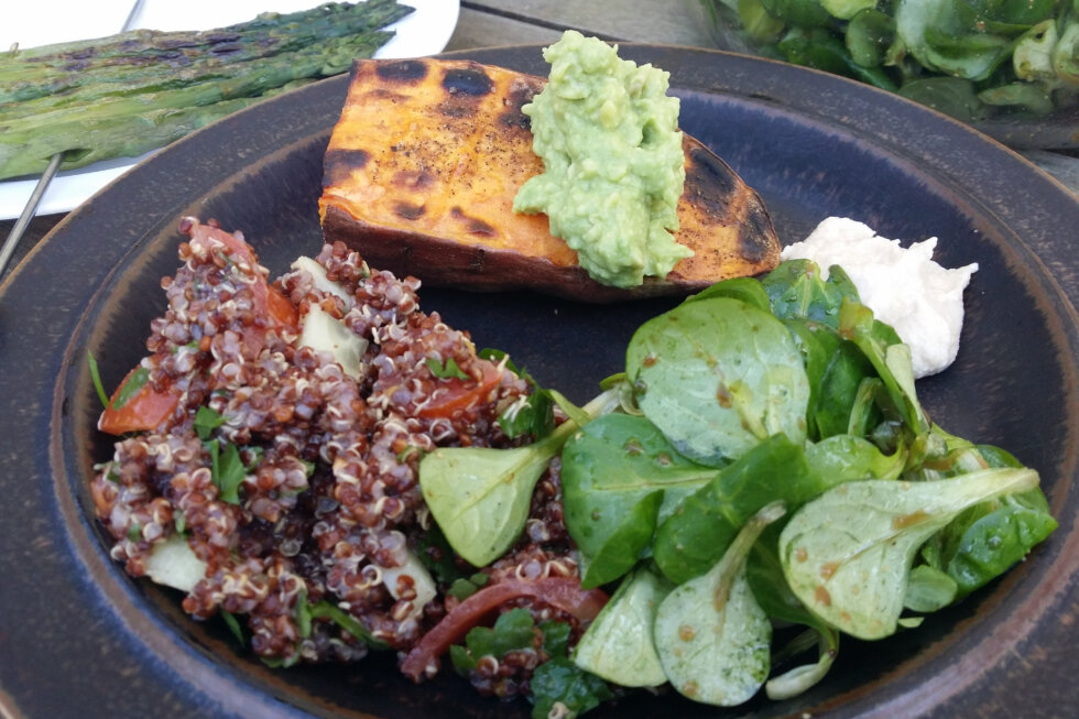 vegane Grillplatte