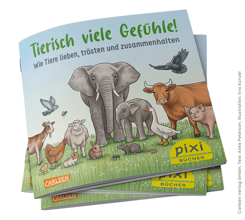 Tierisch viele Gefühle! PETAKids bietet exklusives Pixi-Buch für